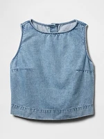 UltraSoft Denim Shell Tank