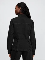 Peplum Denim Jacket