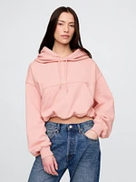 Heavyweight French Terry Cropped Bubble Hoodie