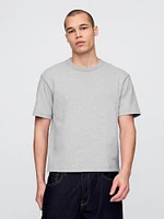 T-shirt court en tissu épais