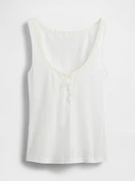 Pointelle Tank Top