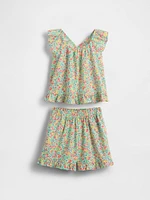 Baby & Toddler Poplin Ruffle Outfit Set