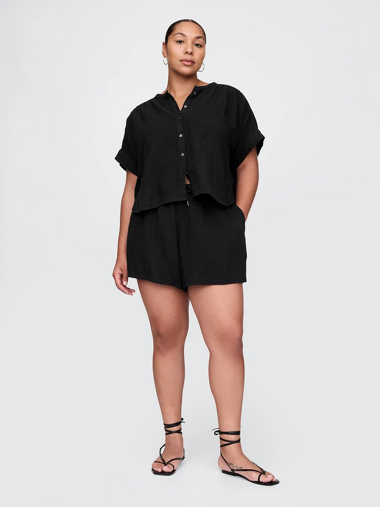 Cotton Gauze Easy Shorts