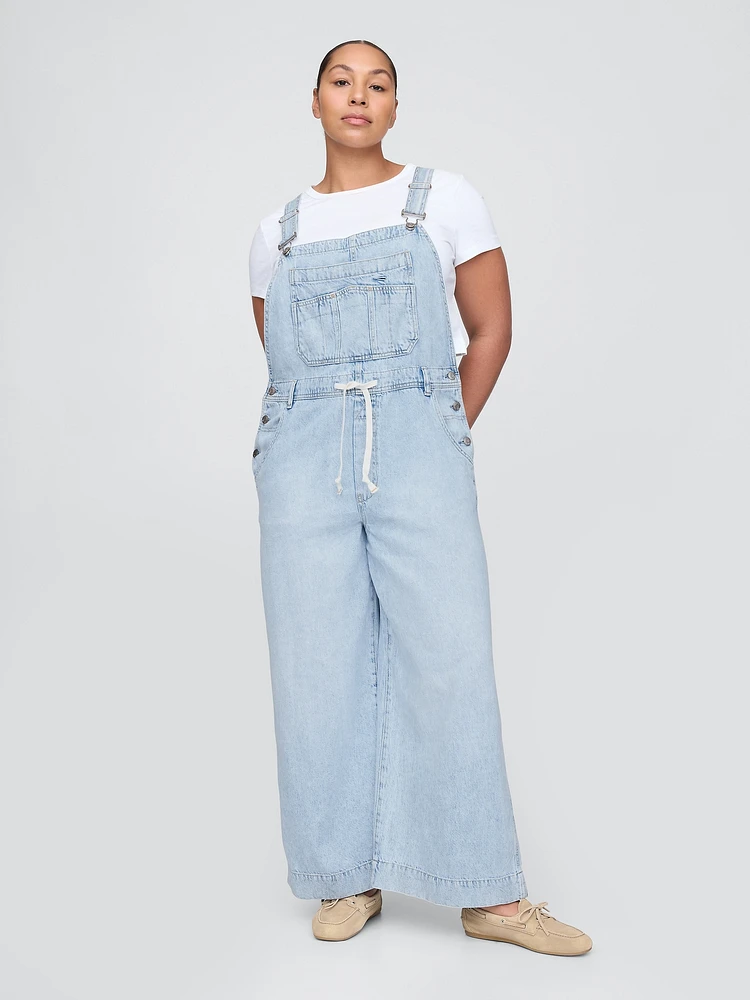 UltraSoft Denim Baggy Overalls