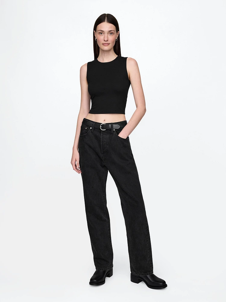 CloseKnit Jersey Crop Tank Top