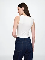 CloseKnit Jersey Cropped Shell Tank Top