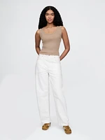 Rib Scoop Tank Top