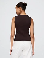 CloseKnit Jersey Square-Neck Top