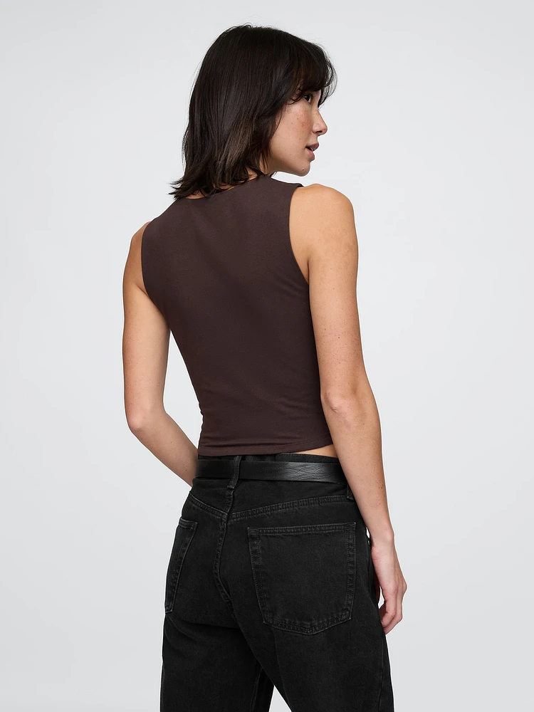CloseKnit Jersey Crop Tank Top