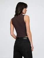 CloseKnit Jersey Cropped Shell Tank Top