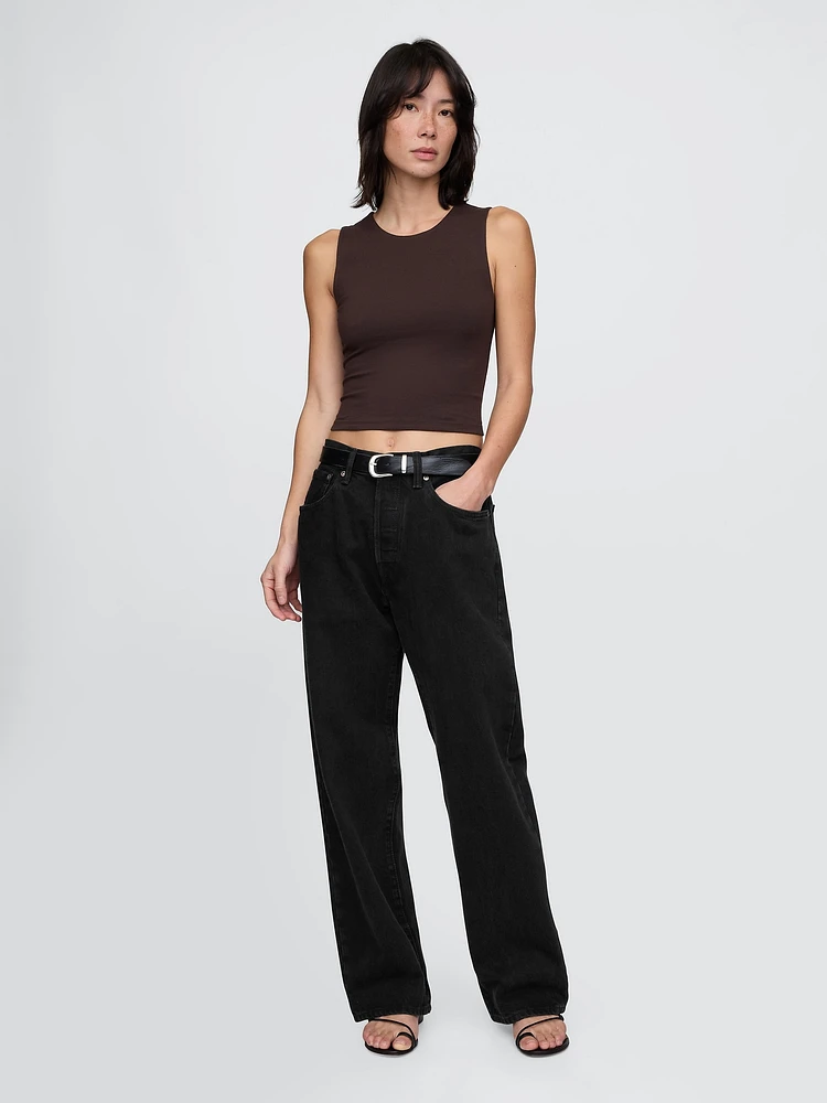 CloseKnit Jersey Crop Tank Top