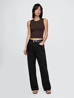 CloseKnit Jersey Cropped Shell Tank Top
