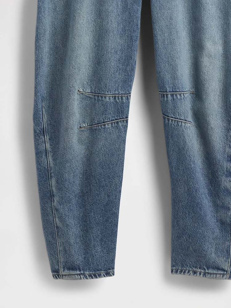 UltraSoft Denim Horseshoe Overalls