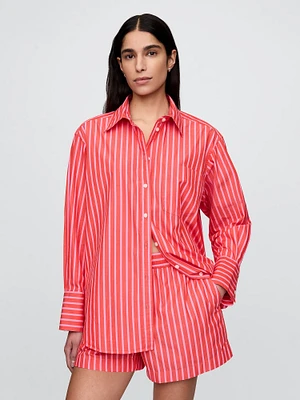 Organic Cotton Poplin Big Shirt