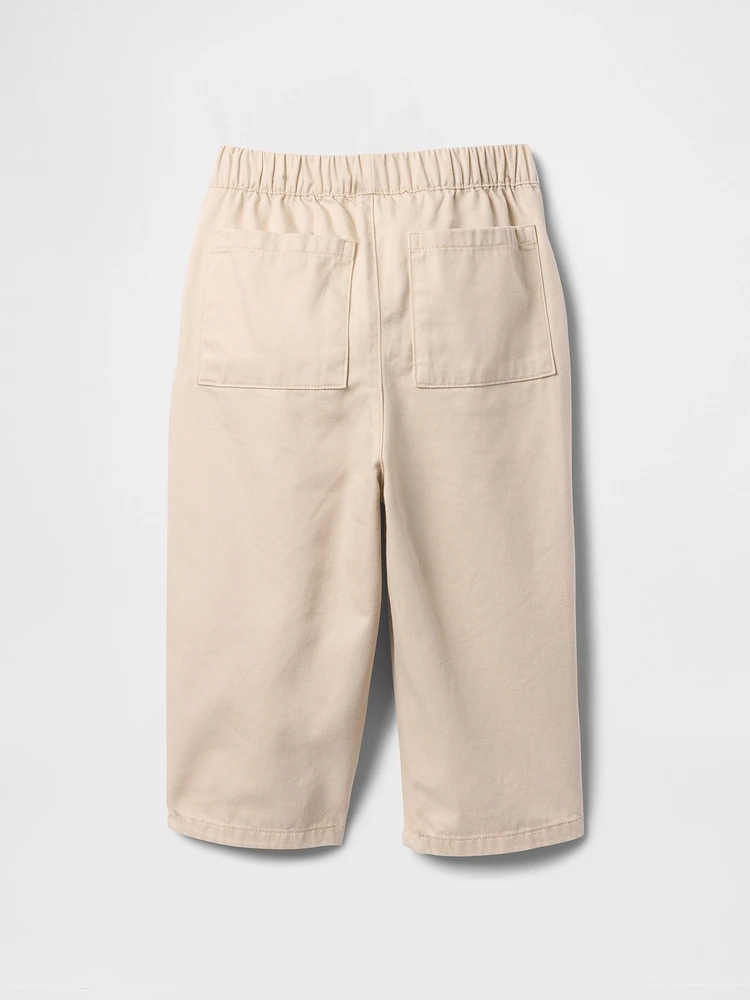 Pantalon coupe baril à taille élastique ultra-doux pour Bébé et Tout-petit