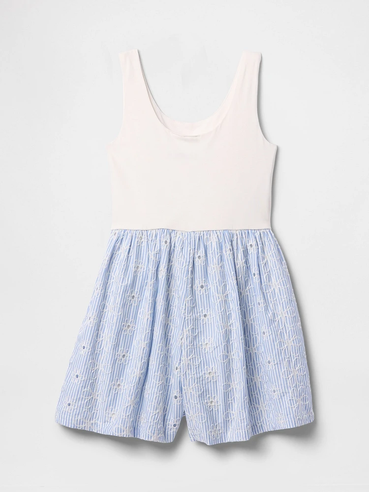 Kids Mixed Media Romper