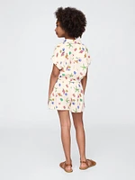 Kids Crinkle Gauze Outfit Set