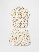 Kids Crinkle Gauze Outfit Set