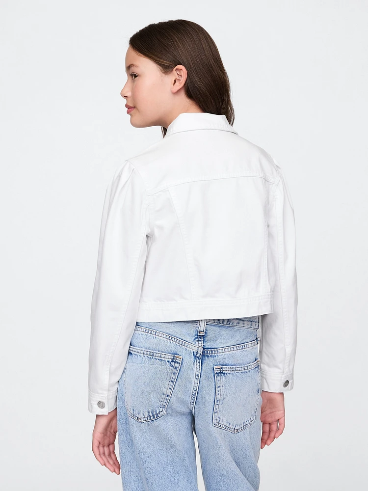 Kids Denim Crop Jacket