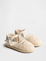 Toddler Crochet Espadrilles