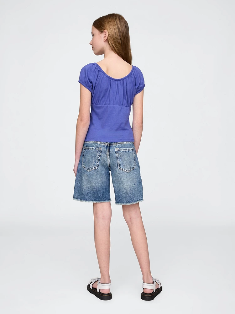 Kids Scoop Neck Top