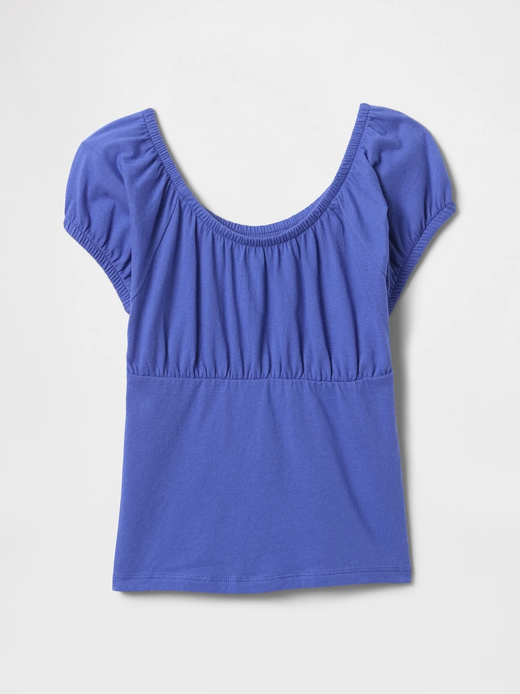 Kids Scoop Neck Top