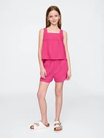 Kids Crinkle Gauze Swing Top