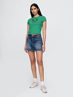 Crop Graphic T-Shirt