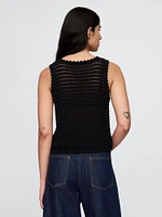 100% Cotton Crochet Tank Top