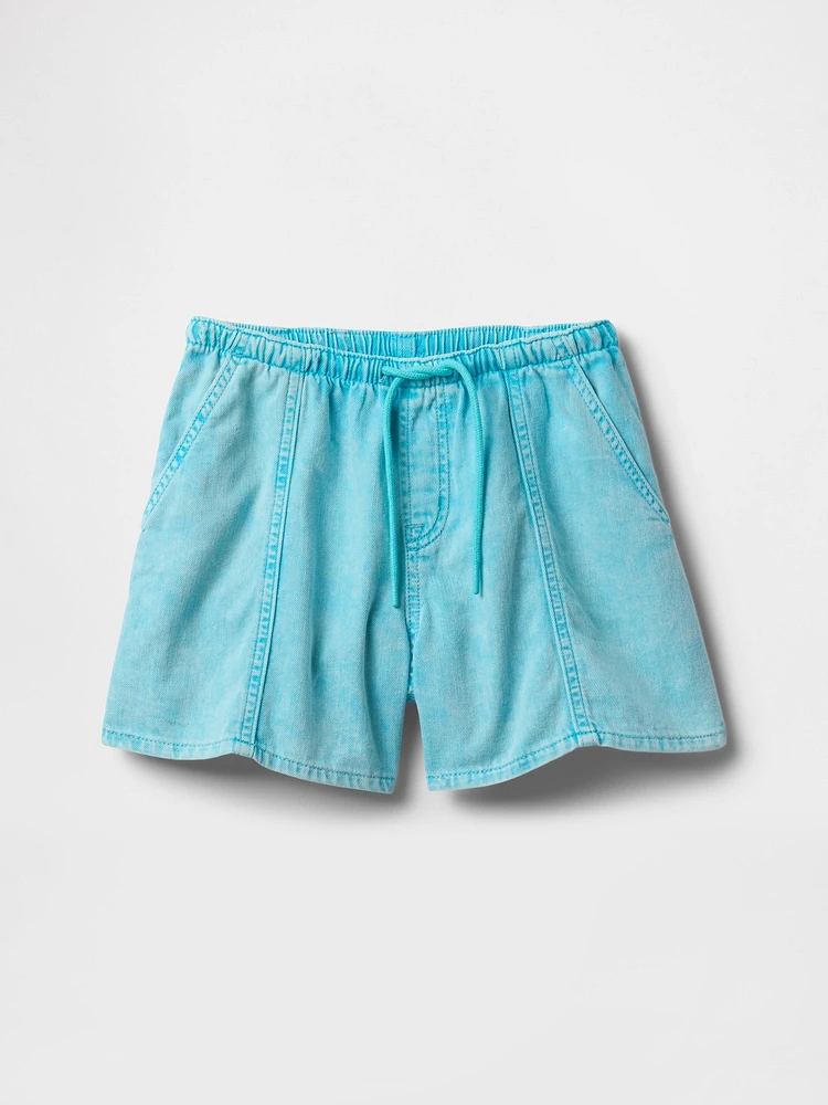 Kids Denim Easy Shorts