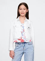 Kids Denim Crop Jacket