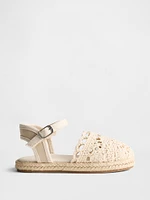 Toddler Crochet Espadrilles