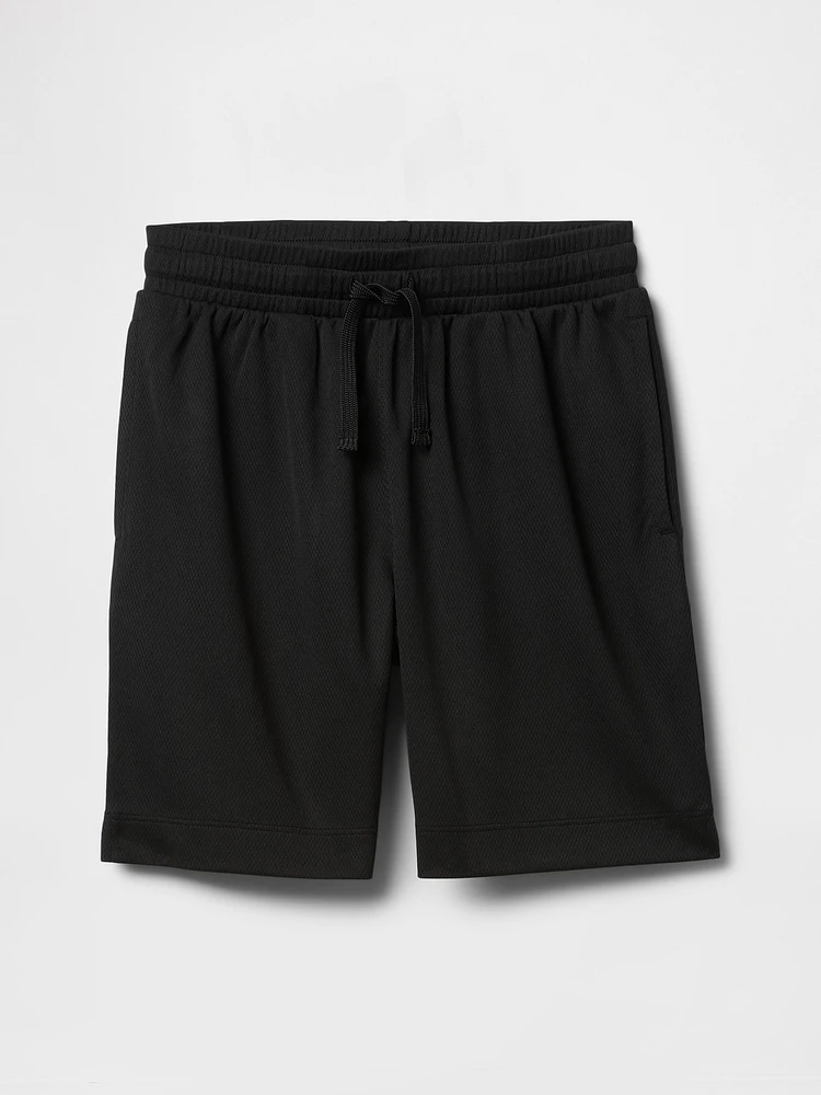 Kids GapFit 6" Recycled Mesh Easy Shorts