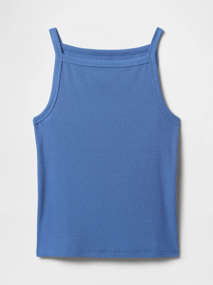 Modern Apron-Neck Tank Top