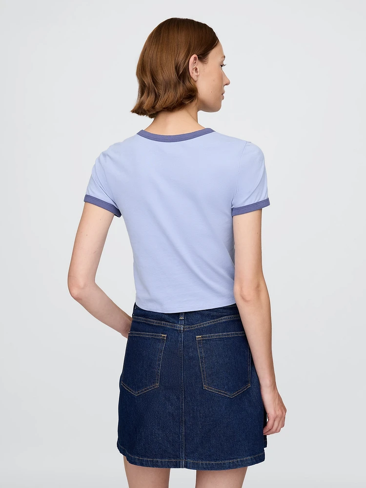 Cotton Jersey Logo Baby T-Shirt