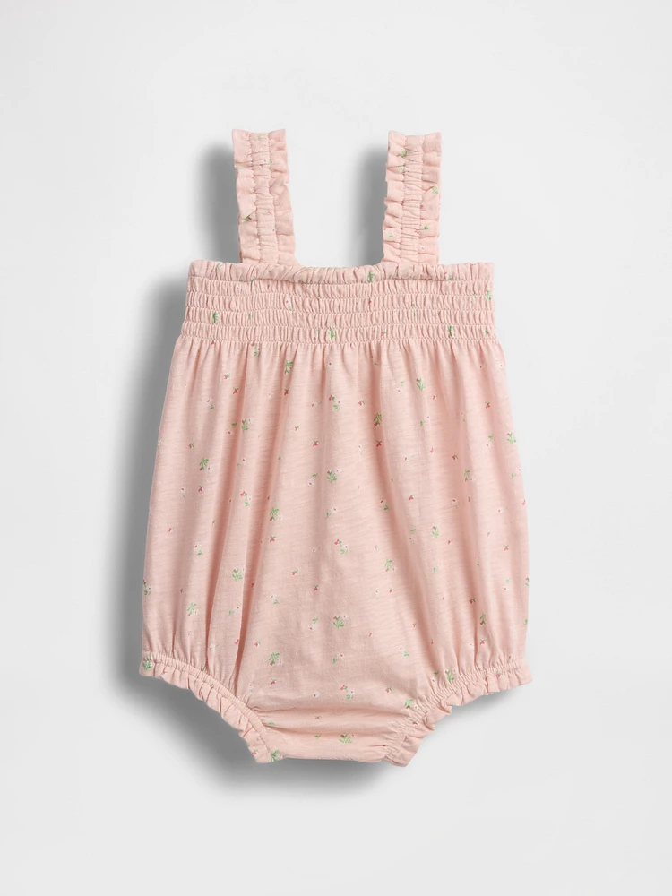 Baby Smocked Shorty One-Piece