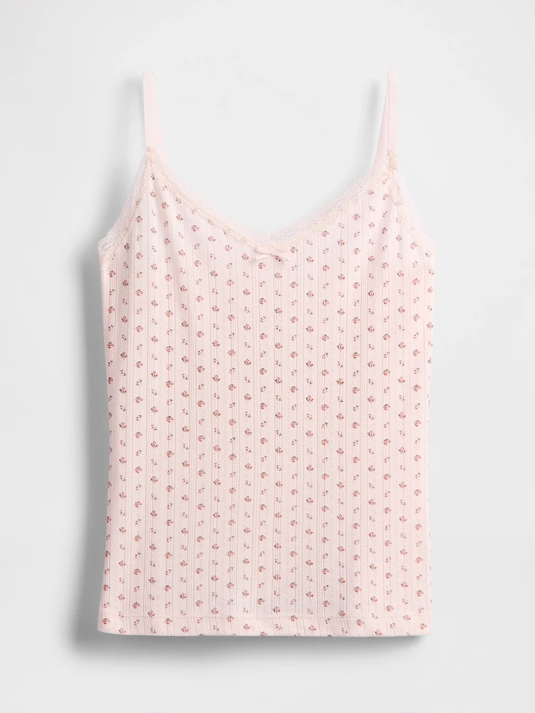 Pointelle PJ Tank Top