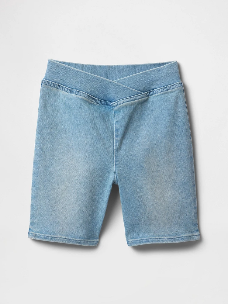 Kids Denim Bike Shorts