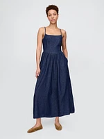 Denim Maxi Dress