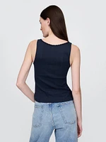 Pointelle Tank Top
