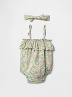 Baby Eyelet Bubble Shorty Set
