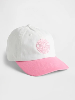 Casquette de baseball en coton biologique à logo Gap