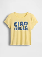 Crop Graphic T-Shirt