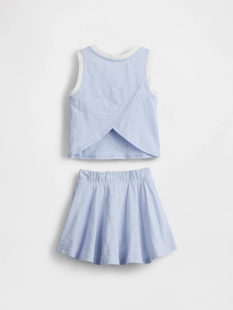Lilo & Stitch Baby Toddler Organic Cotton Skort Set
