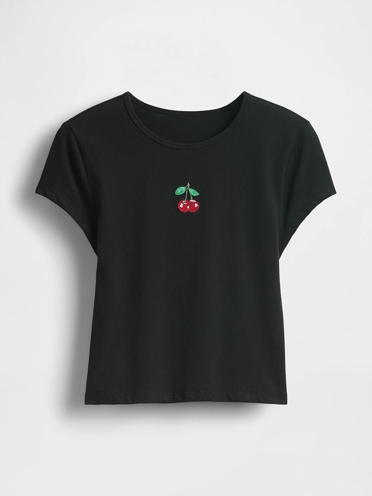 Crop Graphic T-Shirt