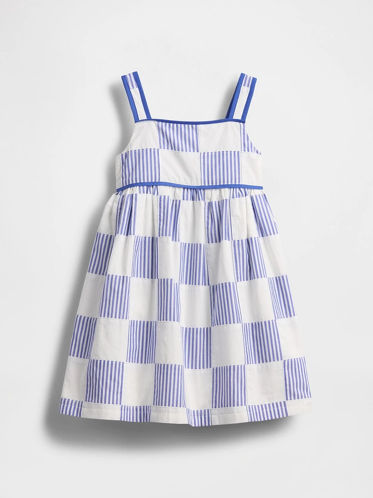 Baby & Toddler Poplin Patchwork Dress
