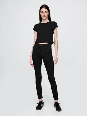 High Rise True Skinny Jeans