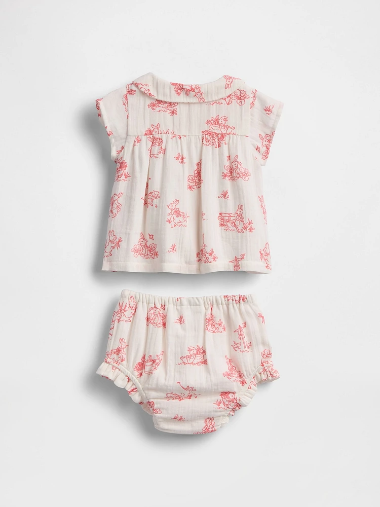 Baby Peter Rabbit™ Crinkle Gauze Outfit Set