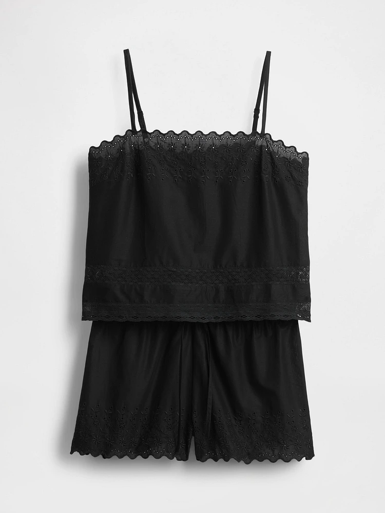 Lace-Trim PJ Cami Set