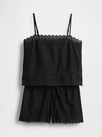 Lace-Trim PJ Cami Set